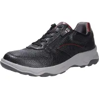 Waldlaufer Chaussures basses à lacets confortables en noir, taille 12,5