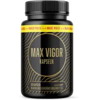 Glory Products OÜ Capsules Max Vigor - avec L-arginine, L-citrulline et maca - la force pour l'homme actif - contenu 60 capsules