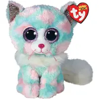 TY 36376 Figurine en peluche Beanie Boos - Chat Opal, 15 cm