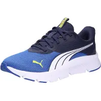 Puma Chaussures de sport Flex Focus Lite Modern pour enfants, chaussures de course bleues, modèle junior, adaptées à un usage quotidien