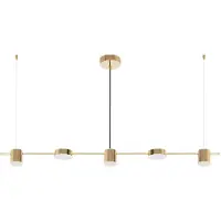 Toolight Lampe Suspendue Led APP929-5CP Gold