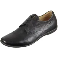 Think! Chaussure à lacets 'Schnürschuh Herren 88612-00 Echtleder in schwarz' noir