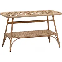 AEA Moderne Luxe Table basse Table de salon Table d'appoint en bois Beige Table