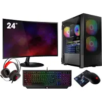 VIST PC Gaming Ryzen 7 5700G - RAM 32Go - RX VEGA8 - SSD 1To M.2 - WIFI - LCD 24 - Windows 11 Pro