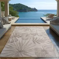 Carpetsale24 Tapis d’Extérieur Imperméable et Résistant aux UV Idéal pour Cuisine Balcon Terrasse Jardin et Salon, Taille: 120x170 cm