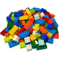 LEGO DUPLO 30 briques 2x4 et 100 briques 2x2 Mélangé - 3437 3011 NOUVEAU ! Quantité 130x
