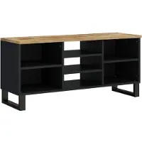 Syfax Meuble TV 100x33x46 cm bois de manguier et d'ingénierie