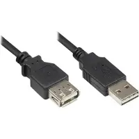 GOOD CONNECTIONS USB2.0 Verlängerung A-St.-A-Bu. schw. 1m