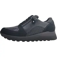 Waldlaufer Chaussures à lacets sportives Hiroko-Soft, noir, taille 39