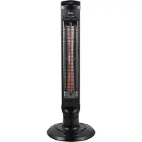 Ardes AR4B03 Chauffage électrique d'ambiance Indoor Noir 1000 W Ventilateur de chauffage infrarouge