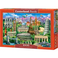 Castorland Puzzle 1000 pièces Monuments Célèbres 104901