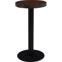 Prolenta Maison Exclusive - Table de bistrot marron foncé 40 cm en MDF