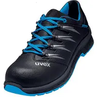 Uvex chaussures basses 2 trend S2 bleu, noir largeur 10 Gr. 45