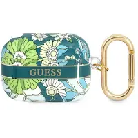 GUESS Guaphhfln Airpods Pro Cover Green/Green Flower Strap Collection