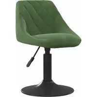 Syfax Tabouret de bar Vert foncé Velours