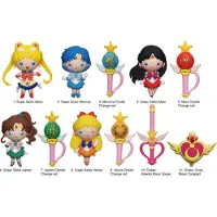 MONOGRAM Sailor Moon Series 7 3d Pvc Bag Clips Display 24 Units Multicolore
