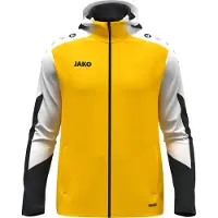 Jako Veste à capuche Dynamic pour enfants - 6870, Couleur:jaune/blanc/noir, Taille:164