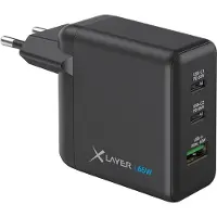 XLayer 219588 Powercharger 65W GaN /OQ4.0 USB-C Ladegerät Black