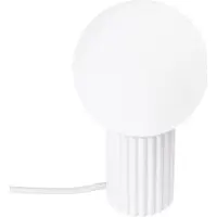 Sollux Lampe à poser HALO blanc 1xG9 8W aluminium/verre 19x12x12cm