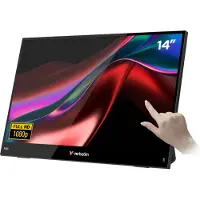 Verbatim 32400 Portable Monitor 14" FHD Touchscreen Monitor Light