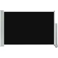 Syfax Auvent latéral rétractable de patio 60x300 cm Noir