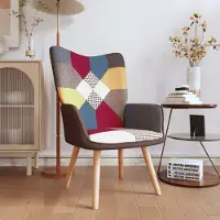 Prolenta Maison Exclusive - Fauteuil de détente en tissu patchwork