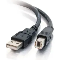 C2G Cables To Go 81566 USB 2.0 type A / USB 2.0 type B 2m noir Câble d'imprimante