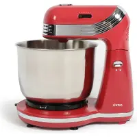Livoo Robot pâtissier multifonction 3l 250w rouge - - DOP137RC -