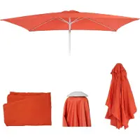 Mendler Toile De Rechange Pour Parasol N23 2x3m Rectangulaire Tissu/Textile 4,5kg Terre Cuite