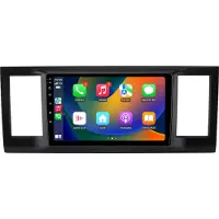 AWESAFE Autoradio Android 64 Go pour VW T6 Transporter, Caravelle et Multivan (2015-2019) : climatisation manuelle, CarPlay, navigation, commandes au volant, Bluetooth, RDS, Wi-Fi, DSP, GPS, DAB+