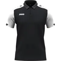 Jako Polo Uni Dynamic - 6370, Couleur:noir/blanc/anthracite, Taille:XL