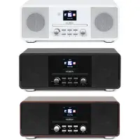 Reflexion HRA19INT/BK Radio Internet de table DAB+, FM, AUX, Bluetooth, CD Noir (HRA19INT/BK)