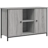 Syfax Meuble TV sonoma gris 100x35x65 cm bois d'ingénierie
