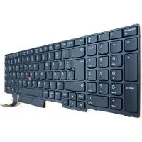 T-ProTek Cadre de clavier allemand,éclairage,trackpoint pour Lenovo ThinkPad E580 20KSCTO1WW
