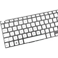 T-ProTek FRANÇAIS - Clavier argent sans cadre compatible avec Asus VivoBook F512DA-EJ869T