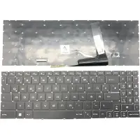 T-ProTek FRANÇAIS - Clavier noir éclairage RGB compatible avec MSI GF66 Katana 12UG-1242