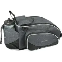 Haberland Sacoche de porte-bagages Flexibag XL gris/noir, 39x17x23cm, 12ltr, UniKlip