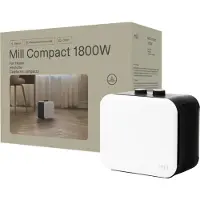 Mill Radiateur soufflant compact, 1800W, chaleur rapide et puissante, blanc