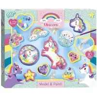 Waldhausen Totum Unicorn - Moulage en plâtre et peinture