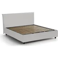 Talamo Italia Ariella - Lit Double, Blanc, avec Rangement Italy