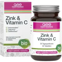 GSE Vertrieb GmbH Complexe Zinc + Vitamine C 60 gélules 30g
