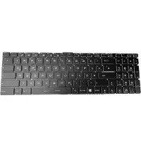 T-ProTek FRANÇAIS - Clavier avec éclairage compatible avec MSI GP73 Leopard 8RD MS-17C6