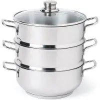 Excelsa Cuiseur vapeur 4 pièces Cooking Tower Sthal Argent