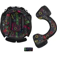 Cgm Noir intégral Intérieur du casque graphique 261 MINI taille JM