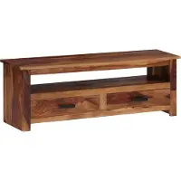 Prolenta Maison Exclusive - Meuble TV 118 x 30 x 40 cm en bois massif