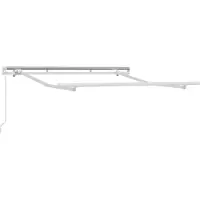 Syfax Cadre d'auvent Blanc 2,5 x 2 m Métal