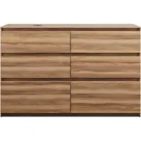 Burgbad Lin20 meuble sous-lavabo avec plan de toilette, découpe de la cuve à gauche, 6 tiroirs, 1402x552x900mm, SGRB140LF5357