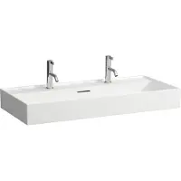 Laufen Kartell lavabo à poser, 2 trous pour robinet, avec trop-plein, 1000x460mm, H8163370201071