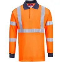 Portwest FR76 Polo ignifugé RIS Orange Taille M
