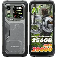 Blackview Smartphone robuste à double écran XPLORE 1, 5G, 1080*2460, 120 Hz, 64 MP + 50 MP + 20 MP Nachtsicht, 55 W, 5 W OTG